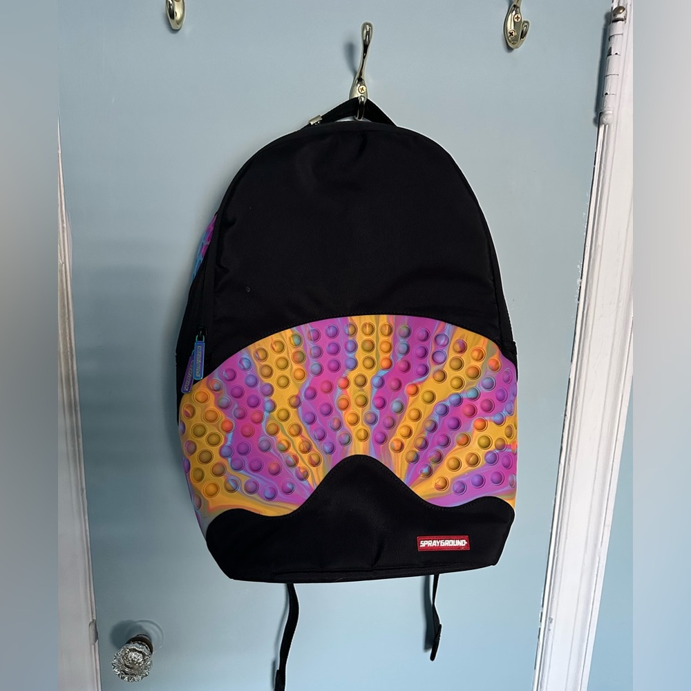 Sprayground Pop Shark DLX Black Backpack